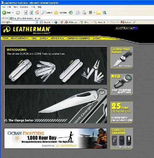 The Leatherman Australia Website featuring our expedition since 2005